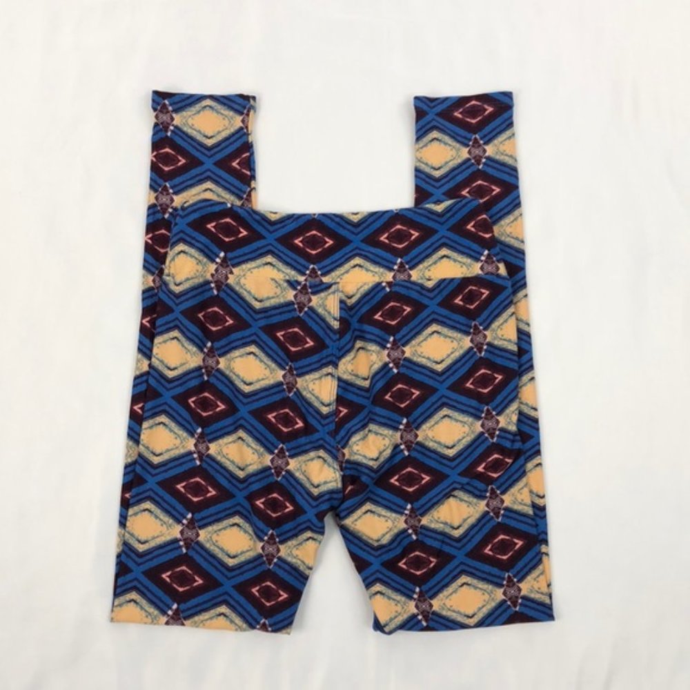 LuLaRoe Aztec Print Leggings, One Size - Picture 2 of 5